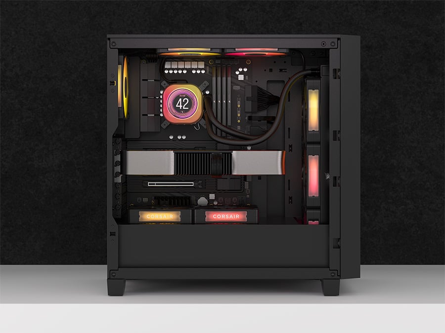 Chłodzenie wodne Corsair iCUE LINK TITAN 360 RX LCD White 3x120mm
