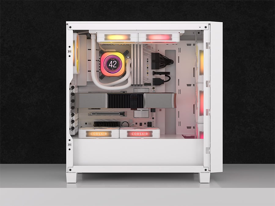 Chłodzenie wodne Corsair iCUE LINK TITAN 240 RX LCD White 2x120mm