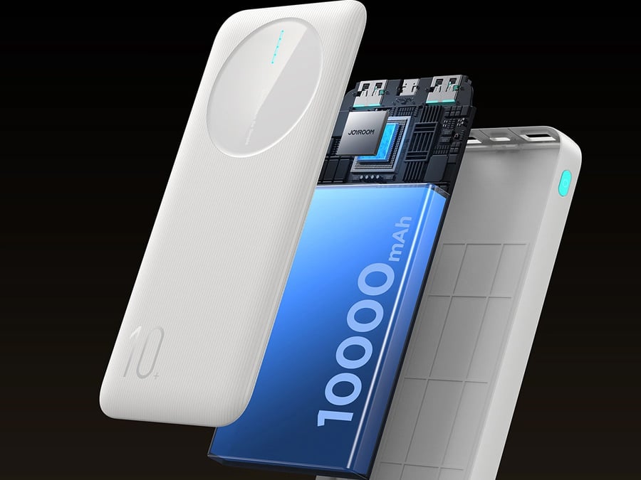 Powerbank Joyroom JR-PBF12 10000mAh 2.4A 2x USB-A 1x USB-C - czarny
