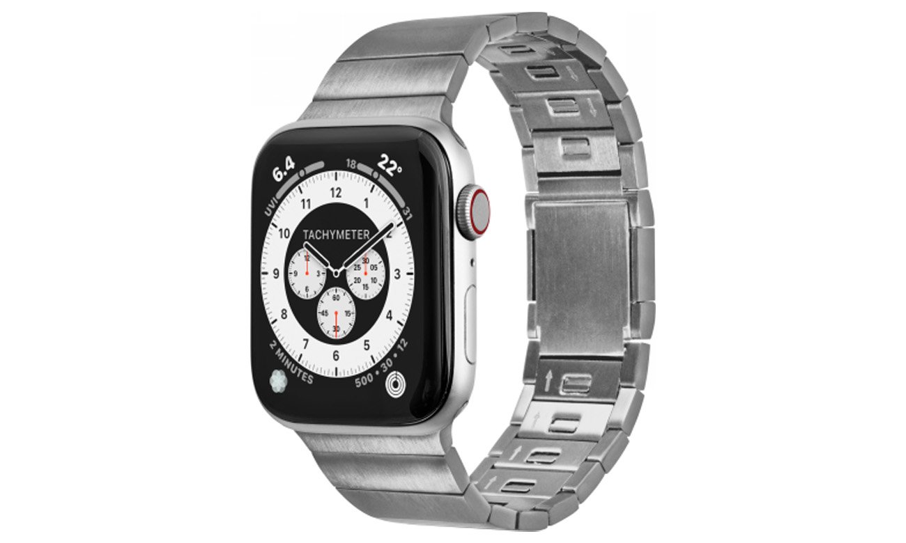 Bransoleta Laut LINK 2.0 do Apple Watch 42/44/45/49 mm silver
