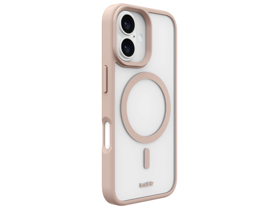 Etui Laut Huex Protect do iPhone 16 MagSafe beige gold