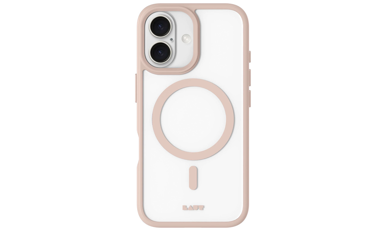 Etui Laut Huex Protect do iPhone 16 MagSafe beige gold