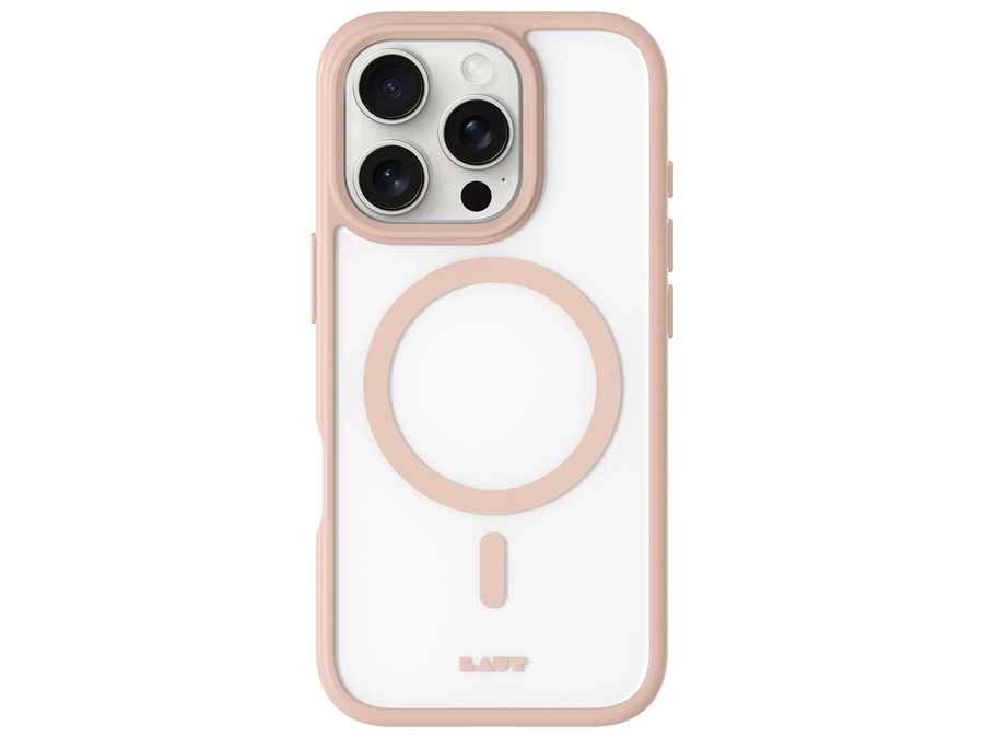 Etui Laut Huex Protect do iPhone 16 Pro MagSafe beige gold