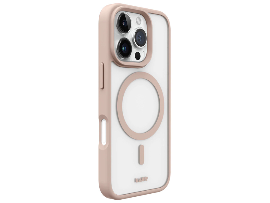 Etui Laut Huex Protect do iPhone 16 Pro MagSafe beige gold