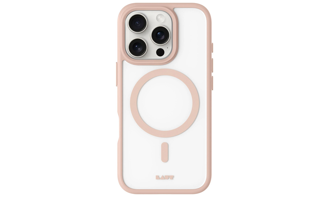 Etui Laut Huex Protect do iPhone 16 Pro MagSafe beige gold