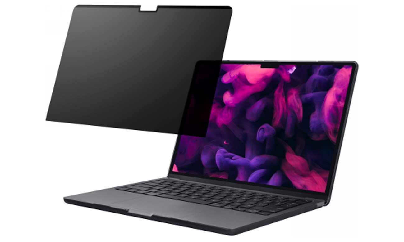 LAUT Prime Privacy Magnet - magnetyczna folia prywatyzująca do Macbook Air 13 M2 2022 / M3 2024