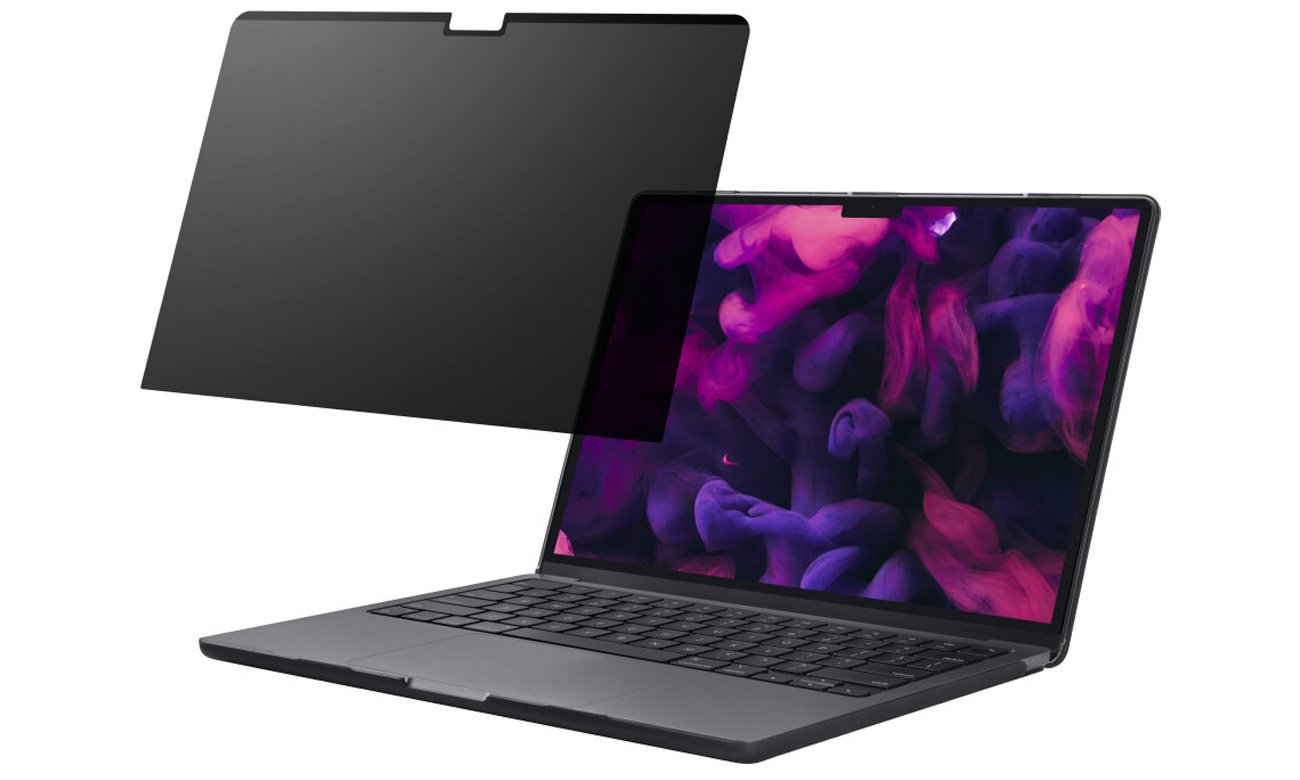 LAUT Prime Privacy Magnet - magnetyczna folia prywatyzująca do Macbook Air 15 M2 2022 / M3 2024