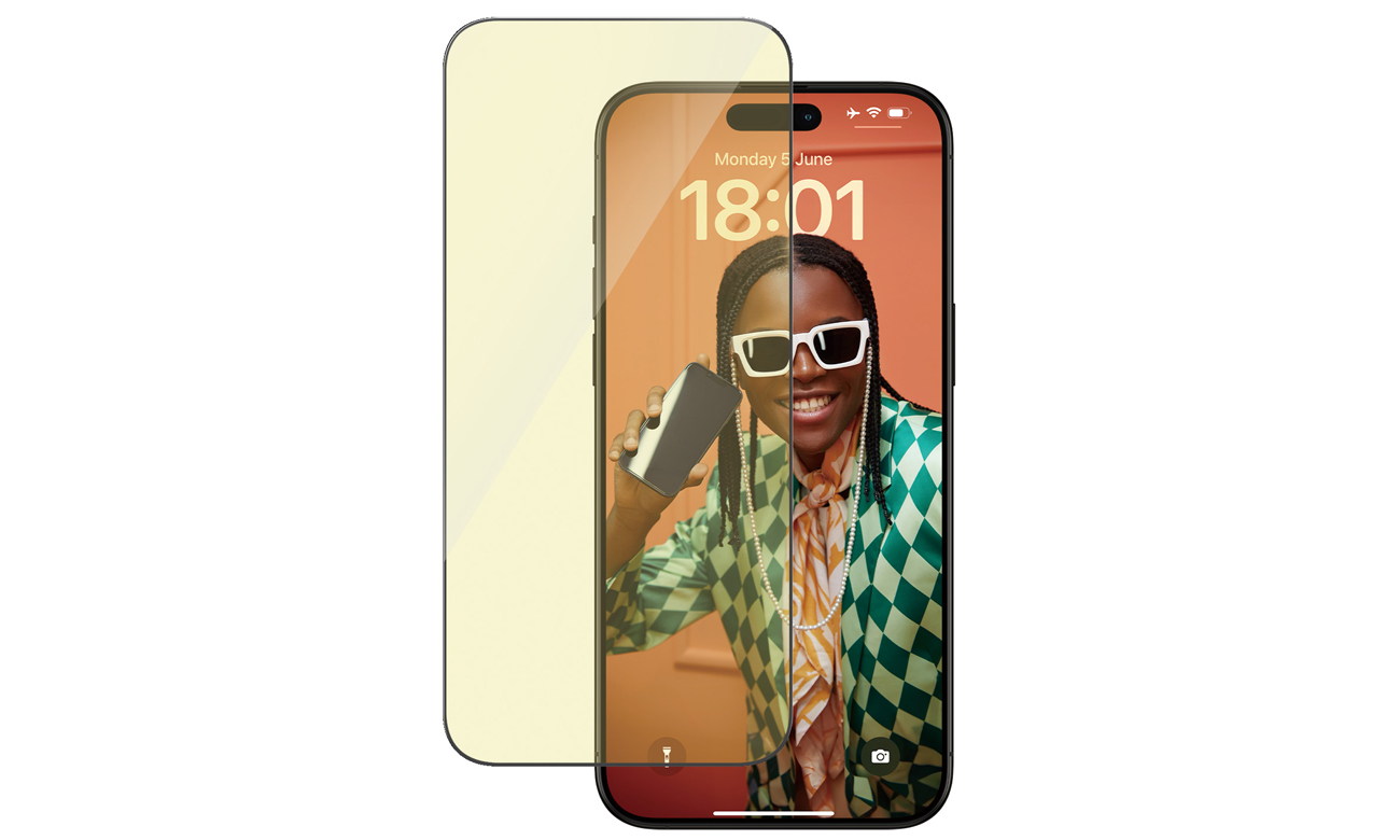 PanzerGlass Ultra-Wide Fit (EyeCare Protection) do iPhone 15 Pro Max