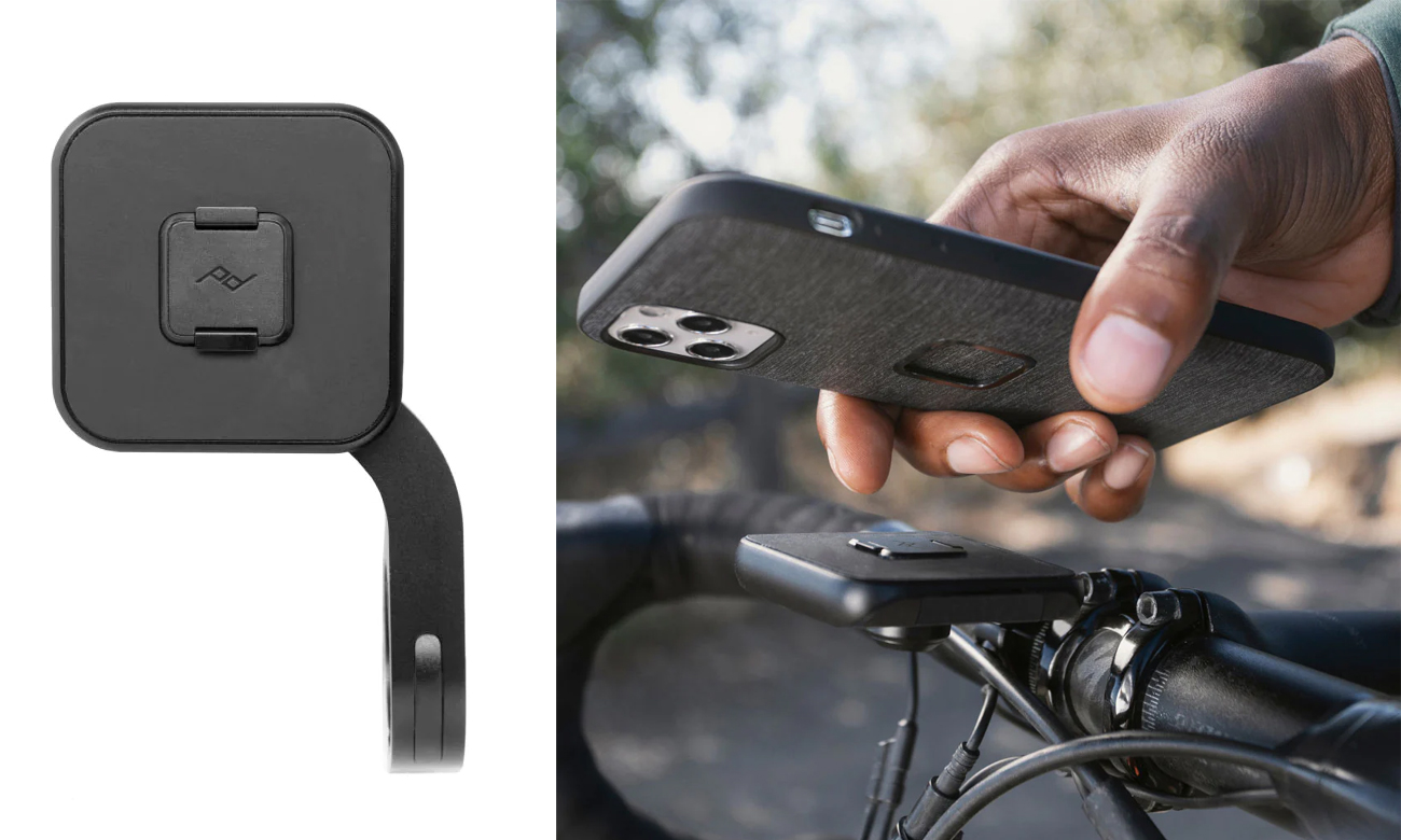 アクセサリー Peak Design OUT FRONT BIKE MOUNT Peak Design Mobile Bike Mount Out Front v2 - Uchwyt Rowerowy