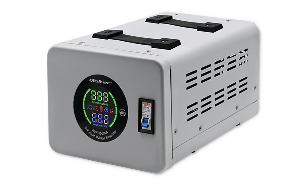 Automatyczny  stabilizator napięcia Qoltec AVR 3000VA