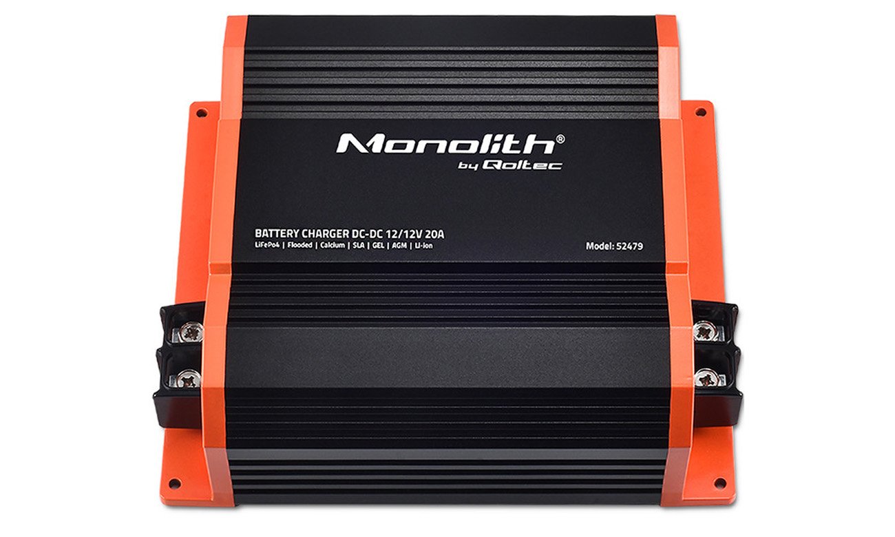 Qoltec Ładowarka LiFePO4 AGM GEL 12V - 12V 20A 250W