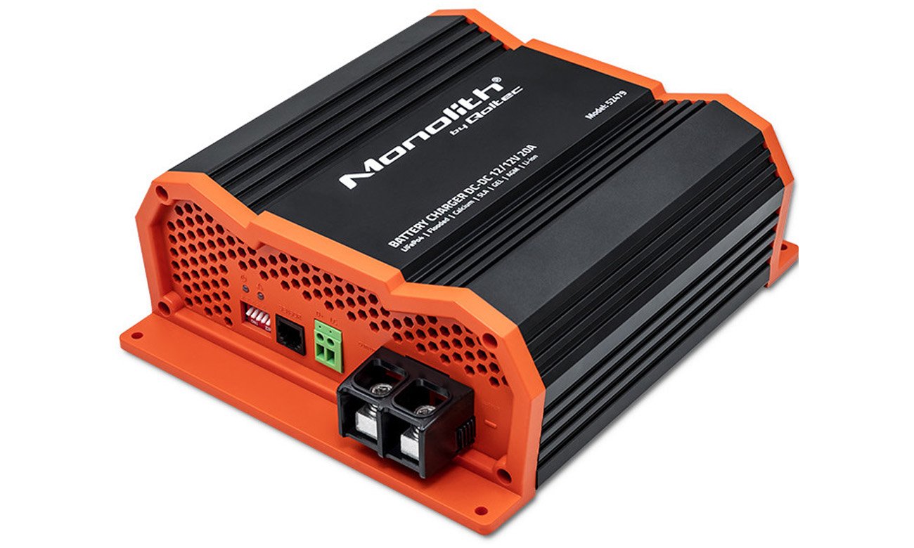 Qoltec Ładowarka LiFePO4 AGM GEL 12V - 12V 20A 250W