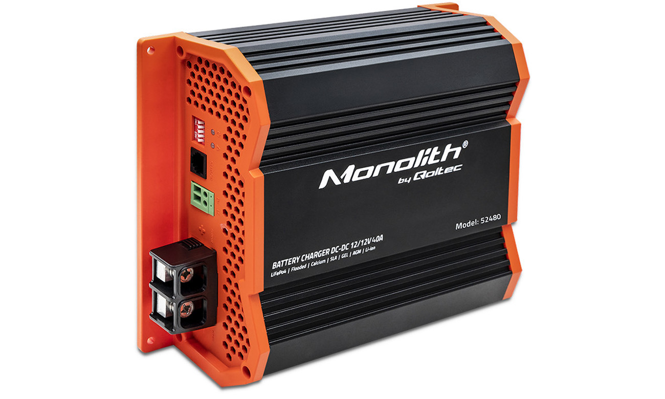 Qoltec Ładowarka LiFePO4 AGM GEL 12V - 12V 40A 500W