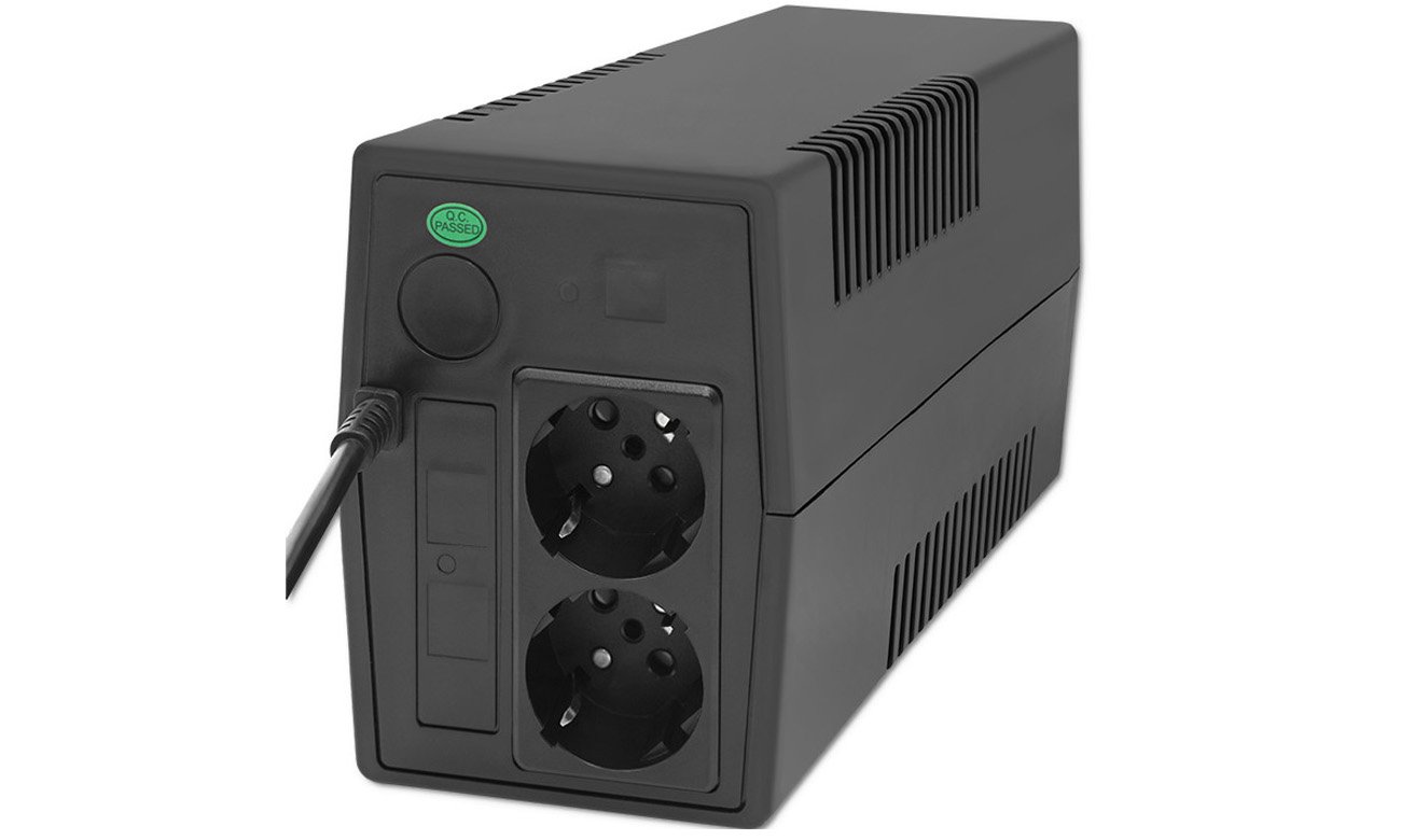 Notstromversorgung Qoltec UPS Line Interactive Monolith 650 VA | 360 W