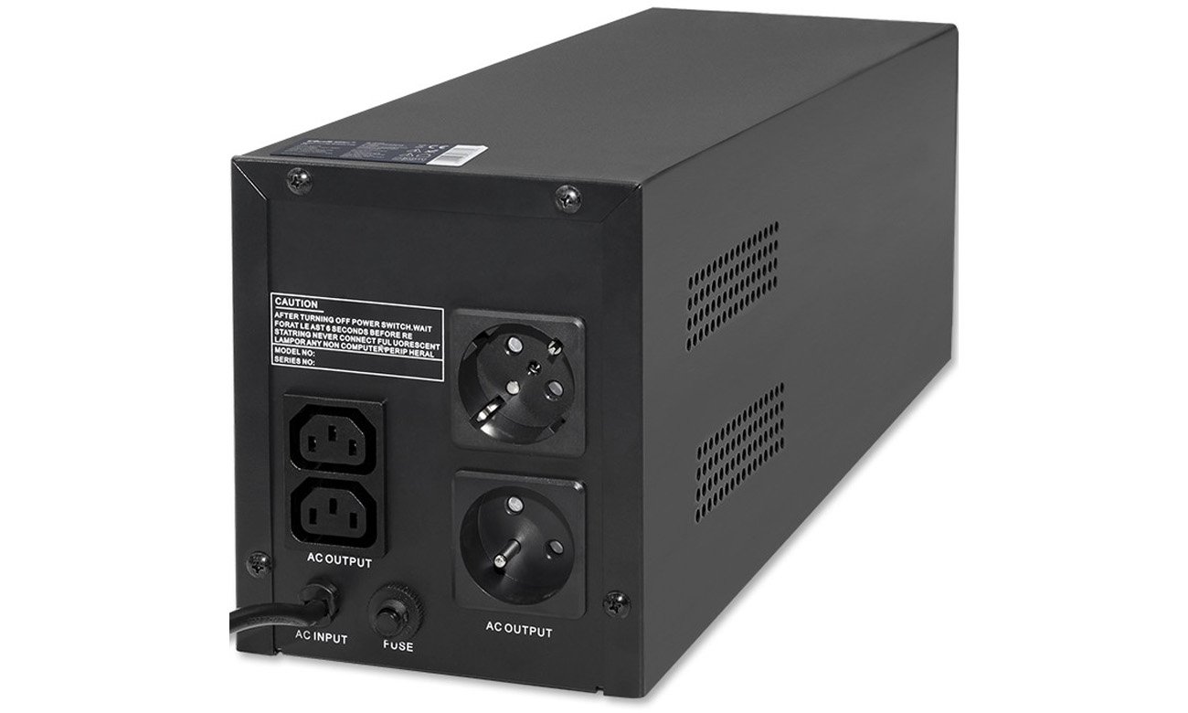 Notstromversorgung Qoltec UPS Line Interactive Monolith 1200 VA 720 W