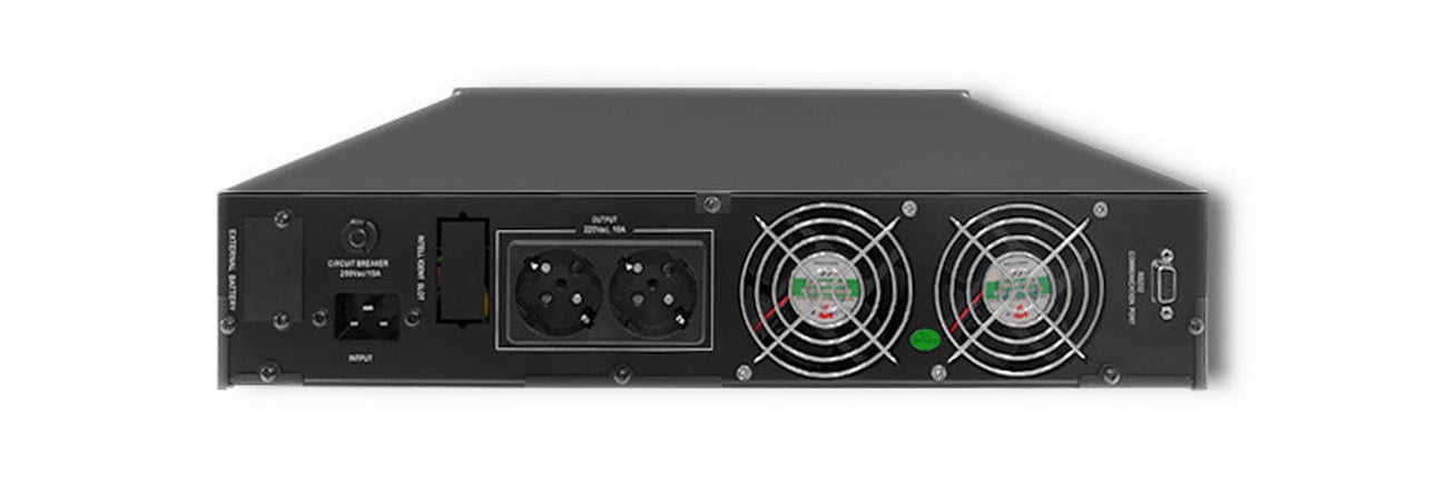 Zasilacz awaryjny Qoltec UPS RACK 3KVA 2400 W LCD