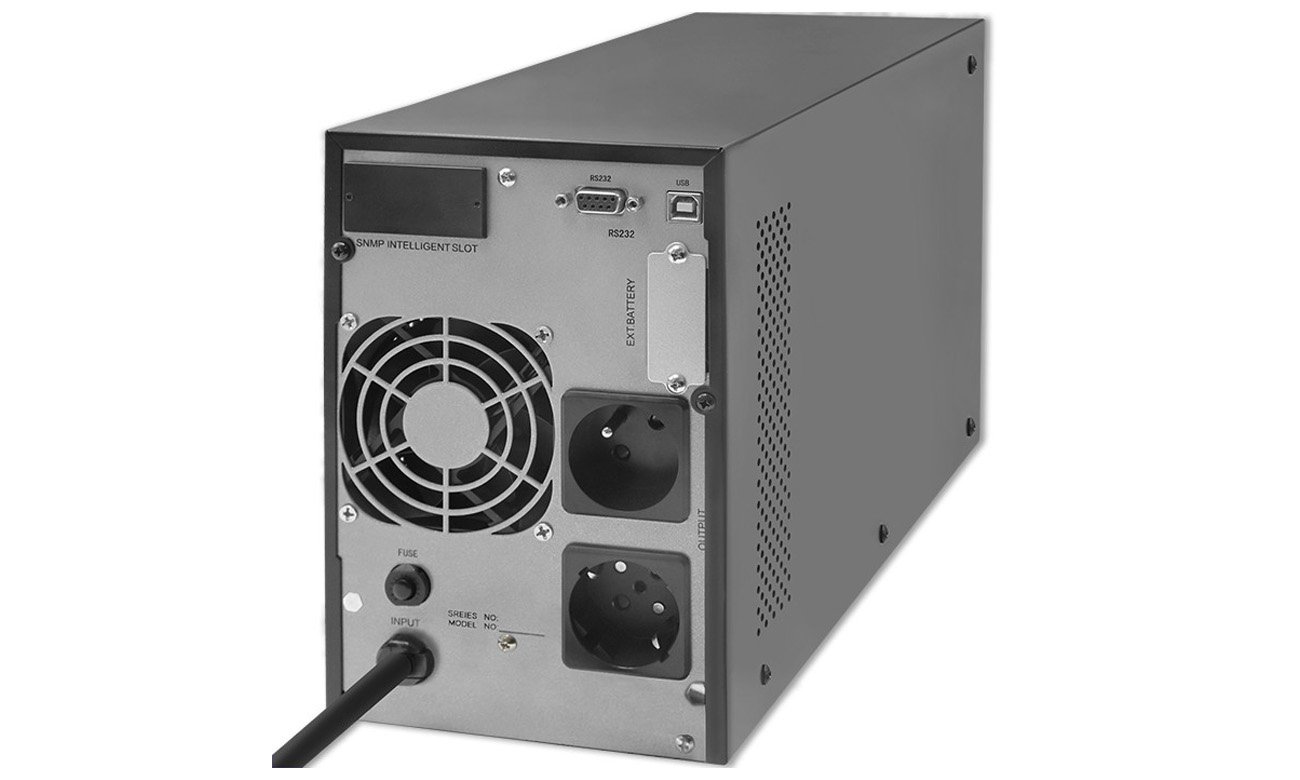 Zasilacz awaryjny Qoltec Pure Sine Wave (2kVA/1.6kW, LCD, USB)