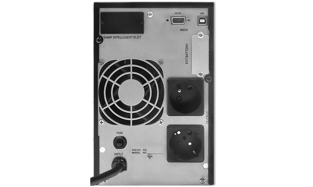 Zasilacz awaryjny Qoltec Pure Sine Wave (2kVA/1.6kW, LCD, USB)