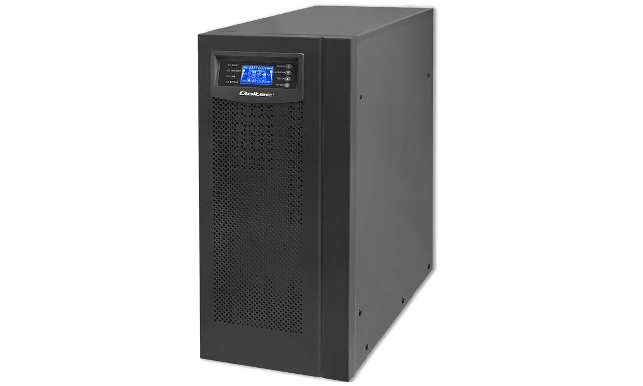 Zasilacz awaryjny Qoltec Pure Sine Wave (6kVA/4.8kW, LCD, USB)