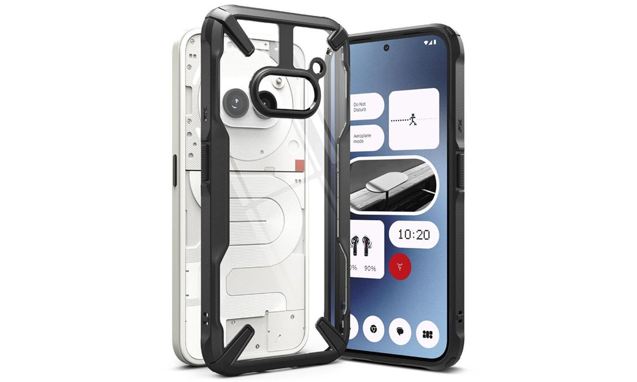 Etui Ringke Fusion X do Nothing Phone (2a) 5G / Phone (2a) Plus 5G black