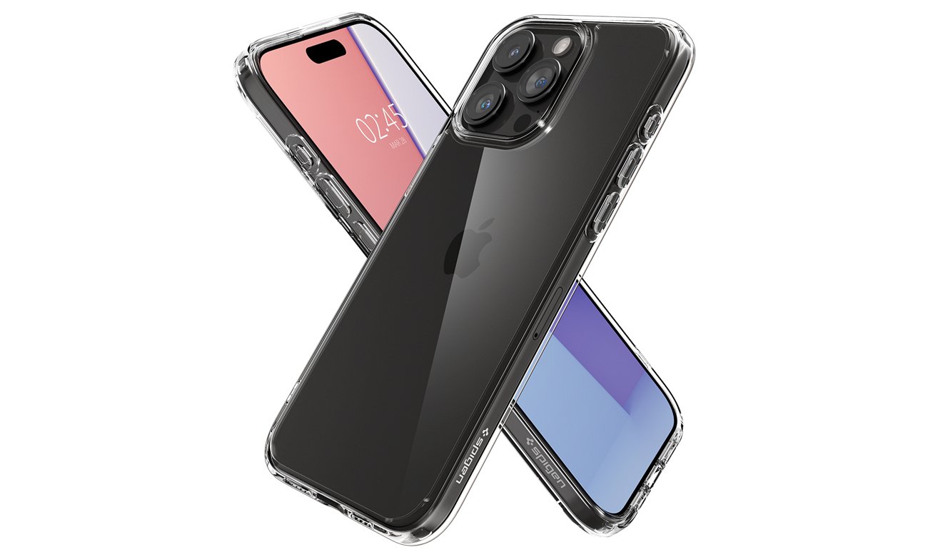 Spigen Ultra Hybrid do iPhone 15 Pro Max crystal clear