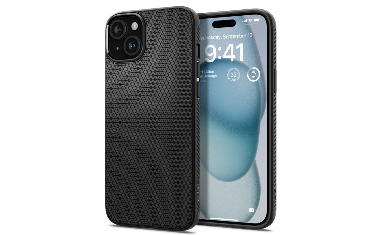 Spigen Liquid Air für iPhone 15 matte black