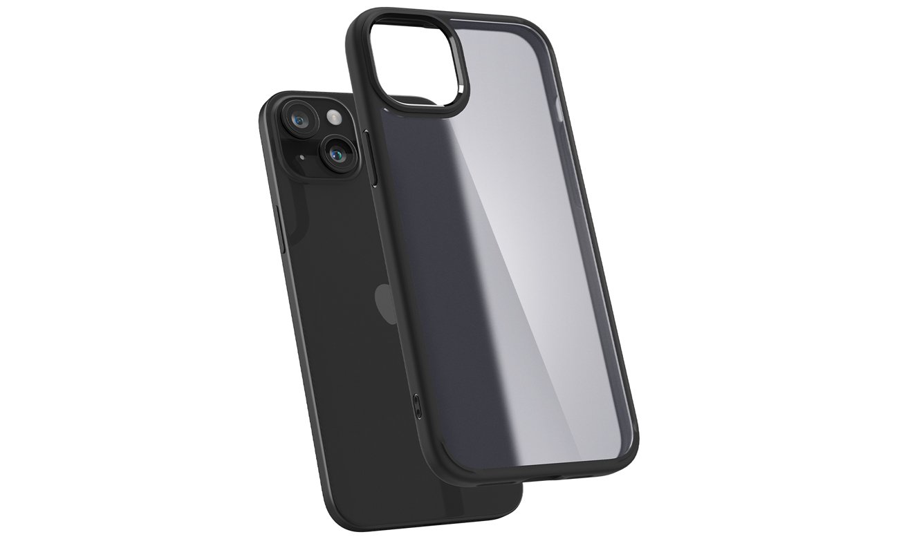 Spigen Ultra Hybrid für iPhone 15 frost black