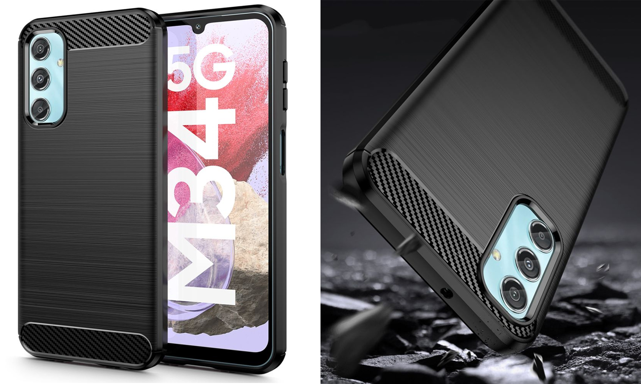 Tech-Protect TPUCarbon do Samsung Galaxy M34 5G black