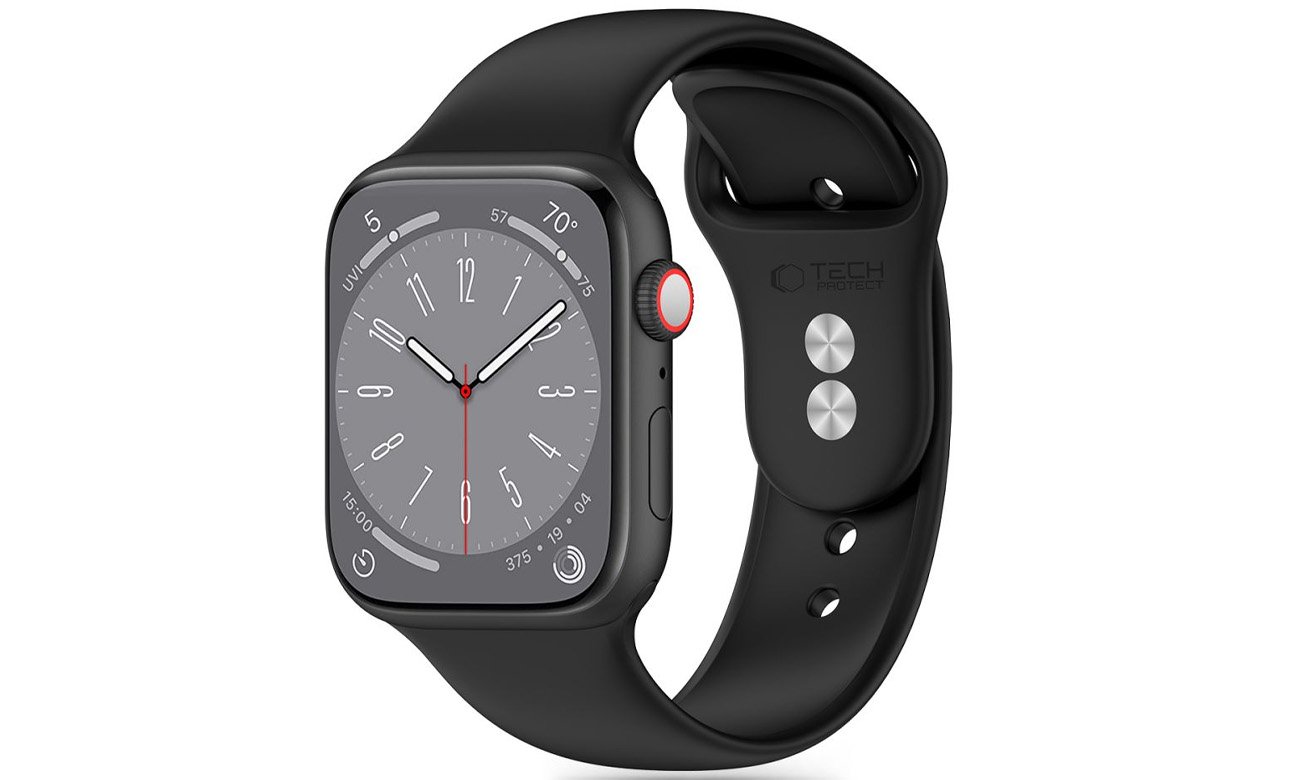 Tech-Protect pasek Silicone do Apple Watch 40/41/42 mm Black