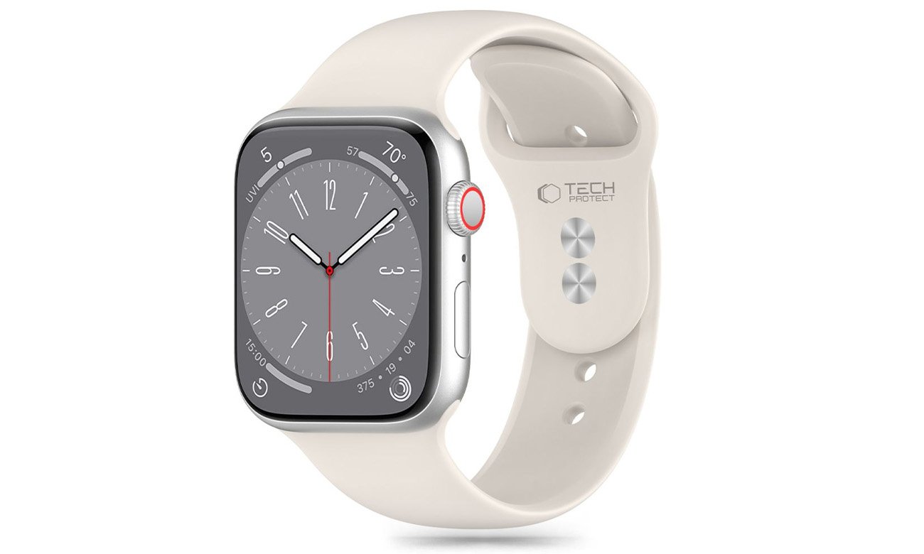 Tech-Protect pasek Silicone do Apple Watch 40/41/42 mm Starlight