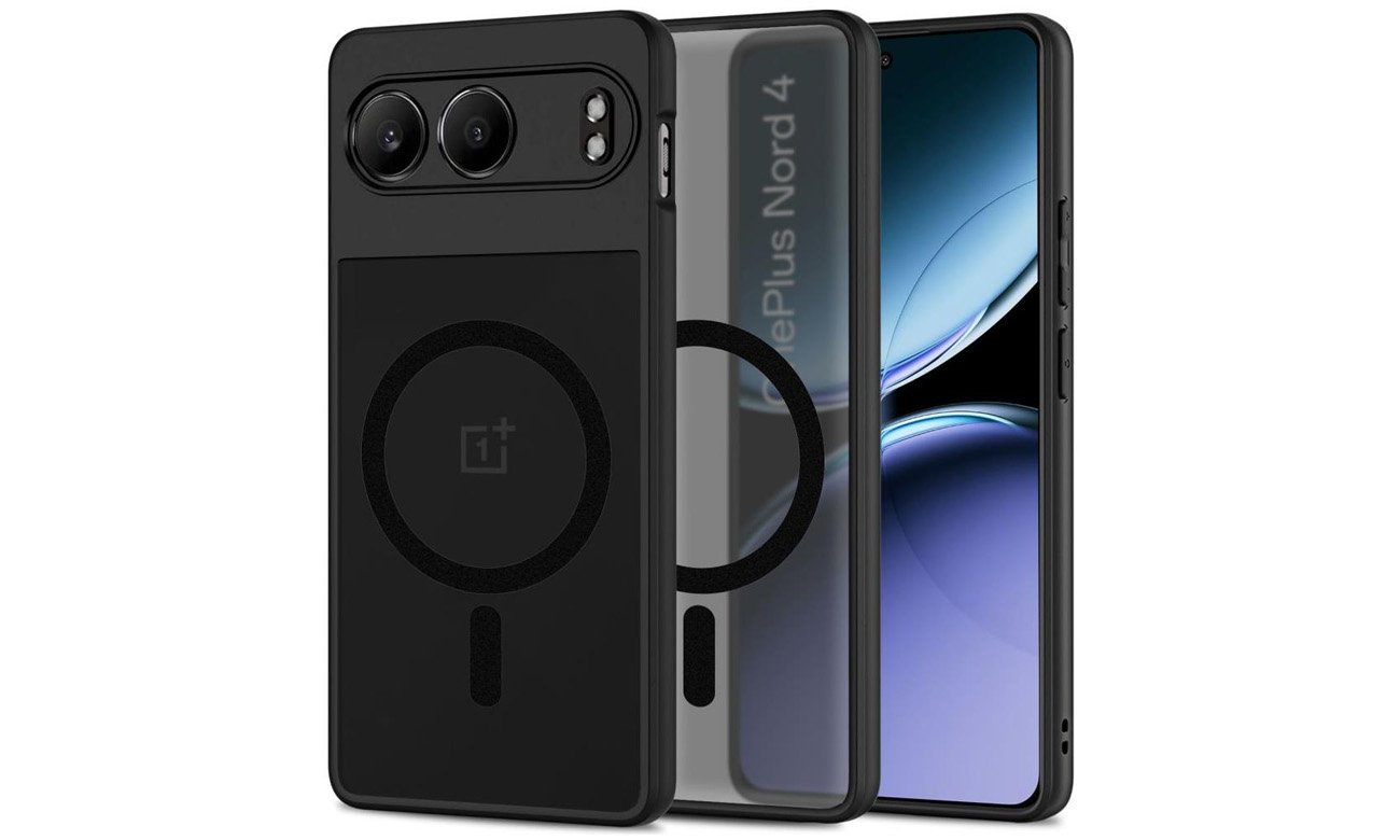 Etui Tech-Protect Magmat Magsafe do Oneplus Nord 4 Matte Black