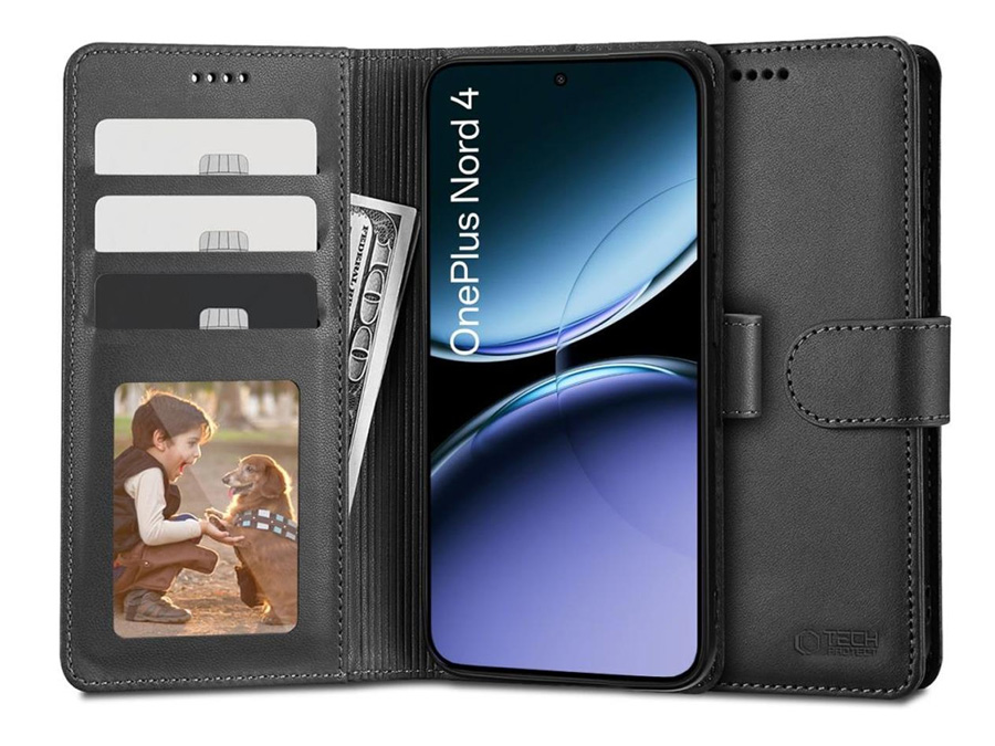 Etui Tech-Protect Wallet do Oneplus Nord 4 Black