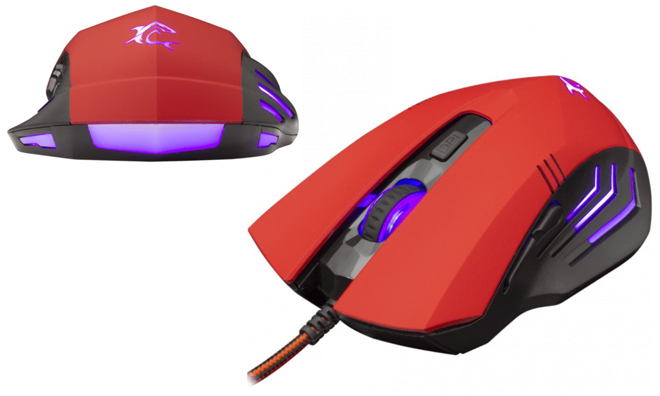 Mysz gamingowa WhiteShark Hannibal 2 czerwona