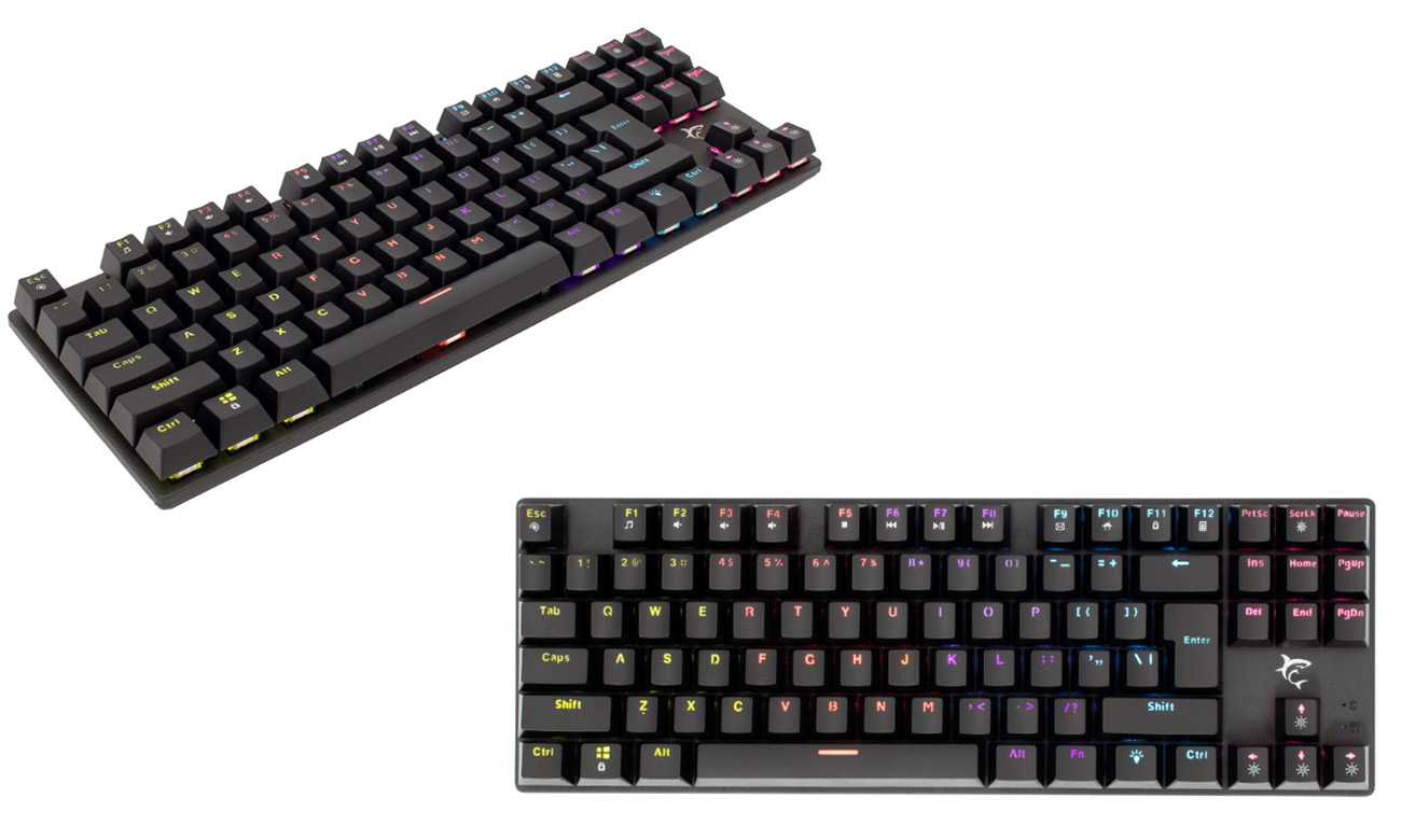 Klawatura gamingowa WhiteShark COMMANDOS (Outemu Blue) - Czarna