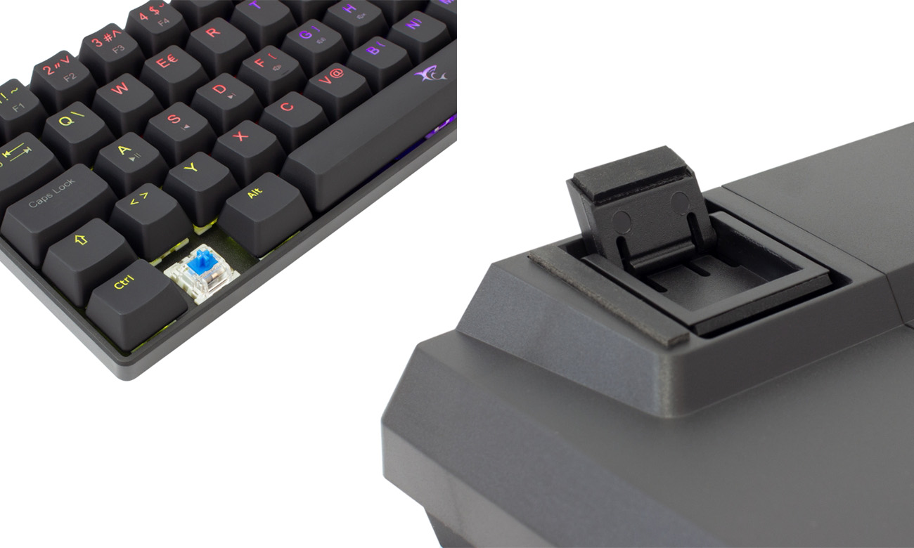 Klawatura gamingowa WhiteShark SHINOBI (Outemu Blue) - Czarna