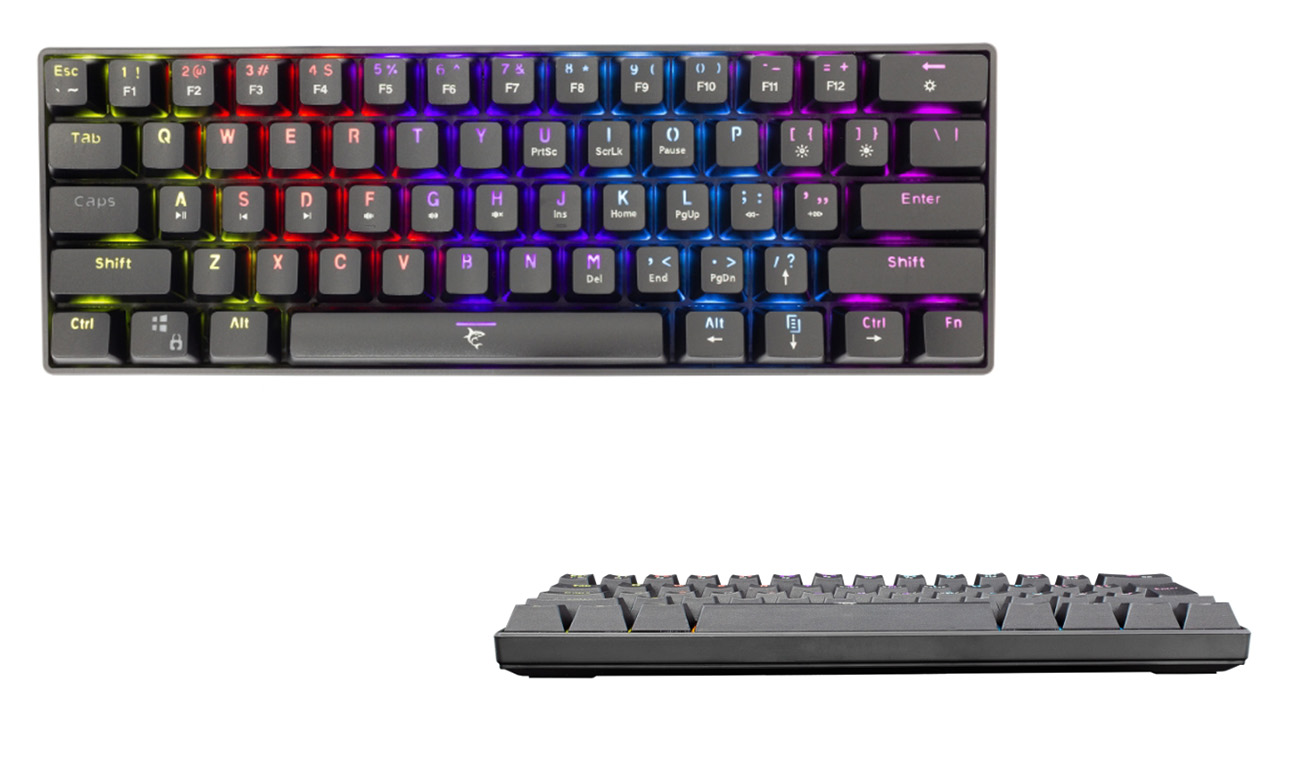 Klawatura gamingowa WhiteShark SHINOBI (Outemu Blue) - Czarna