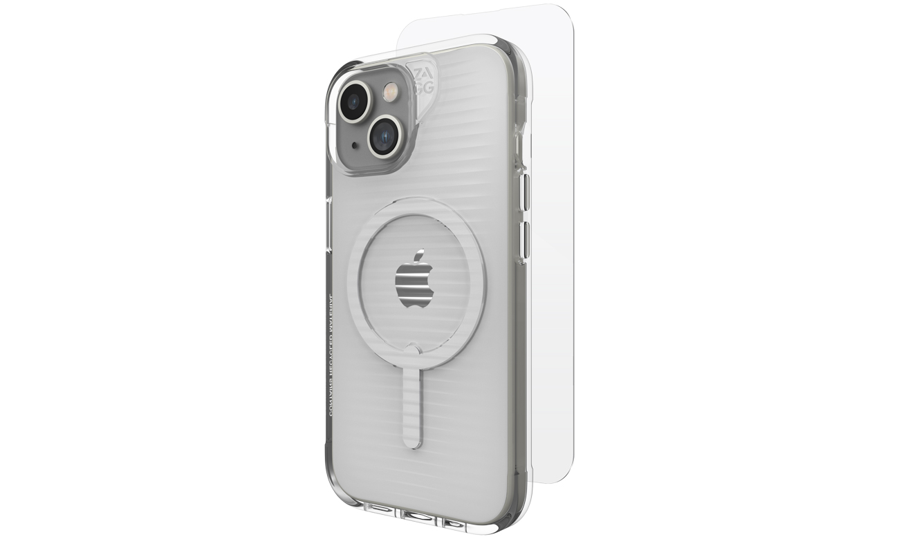 Zagg Luxe Snap für iPhone 15 MagSafe clear + Schutzglas