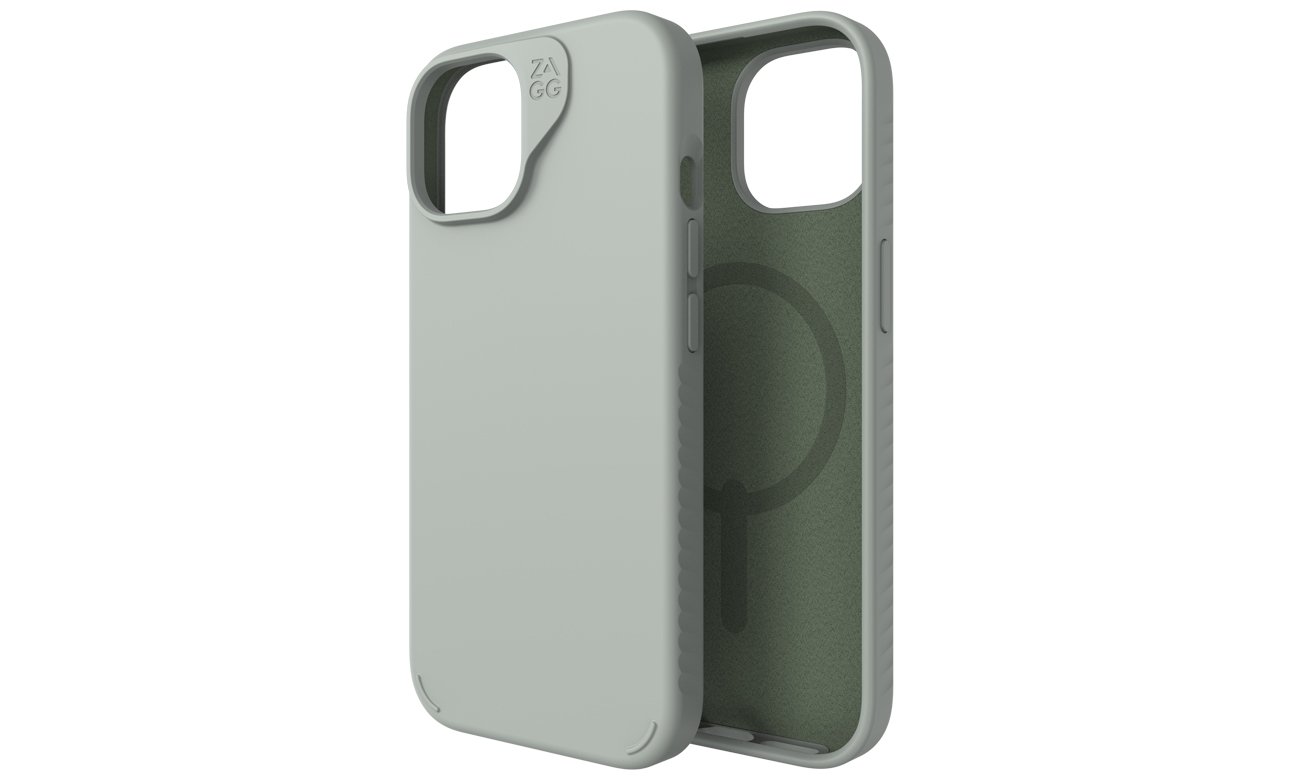 Zagg Manhattan Snap do iPhone 15 Plus MagSafe sage