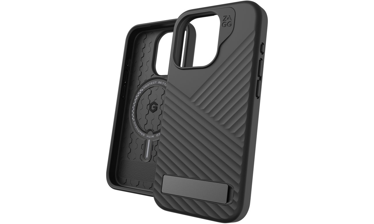 Zagg Denali Snap do iPhone 15 Pro Max MagSafe z podpórką black