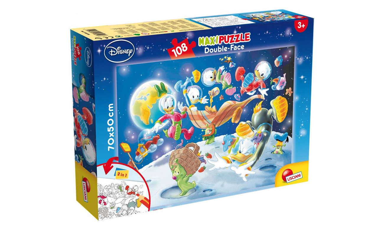Puzzle Lisciani Giochi Disney dwustronne Maxi 60 el. Księżniczki 304-48250
