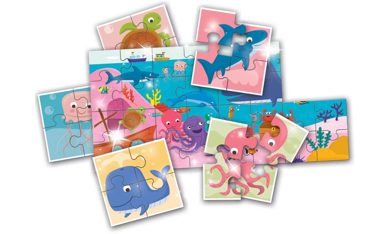 Puzzle Lisciani Giochi Ludattica 8+1 Baby Morze 304-51427