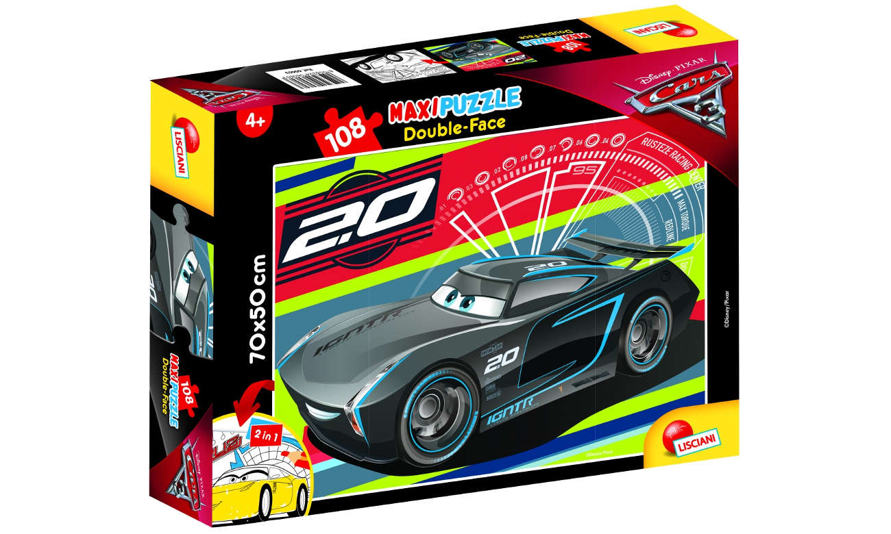 Puzzle Lisciani Giochi Disney dwustronne Maxi Cars