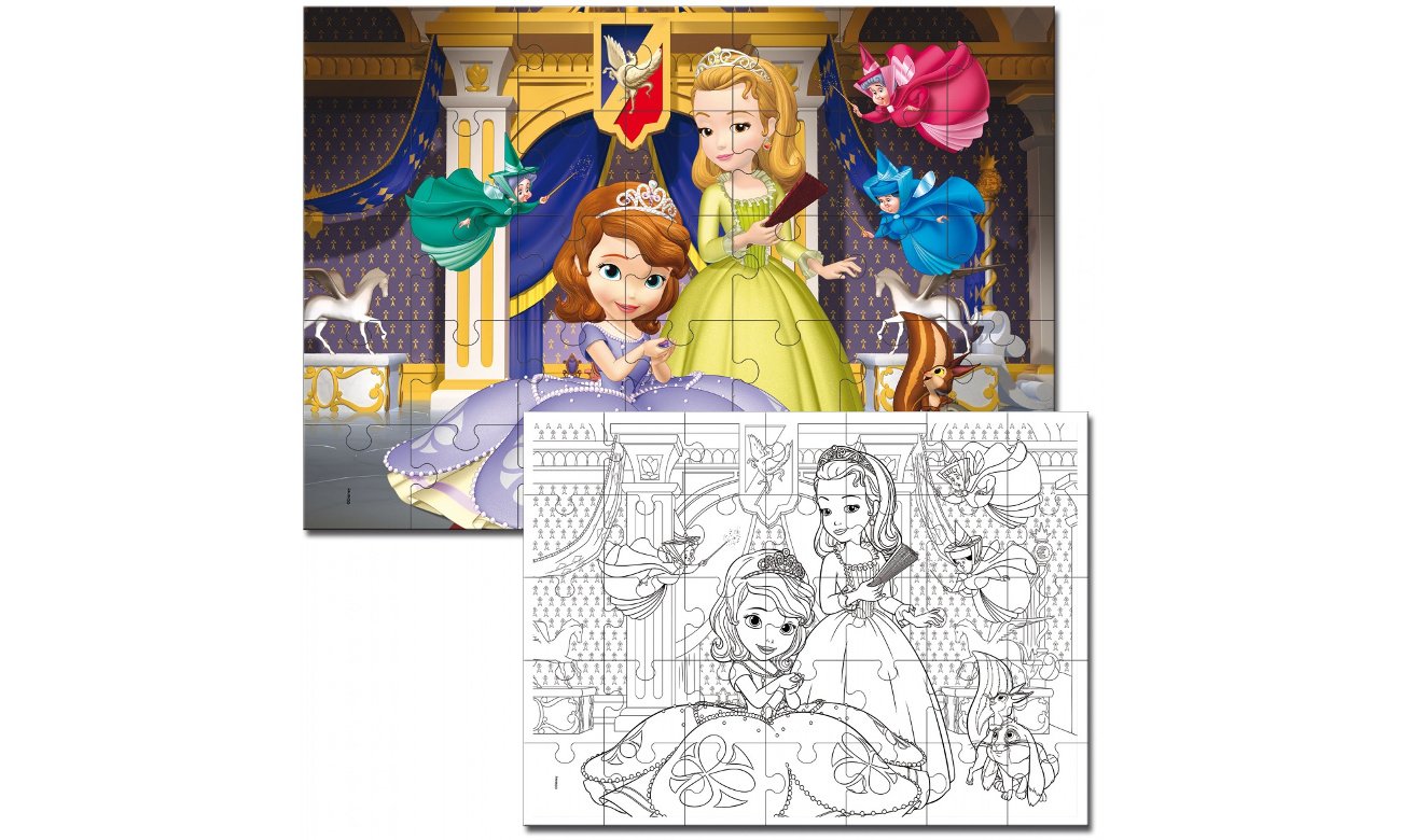 Puzzle Lisciani Giochi Disney dwustronne Jej wysokość Zosia