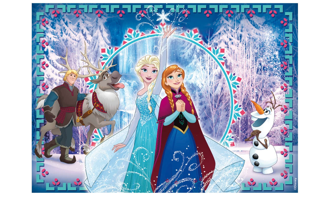 Puzzle Lisciani Giochi Disney dwustronne Kraina Lodu