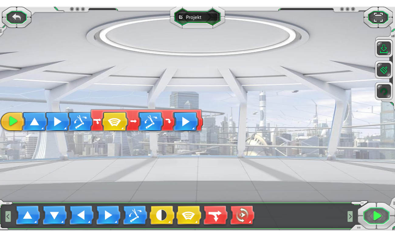 Dedykowana aplikacja na urządzenia mobilne Abilix do robota Krypton 2