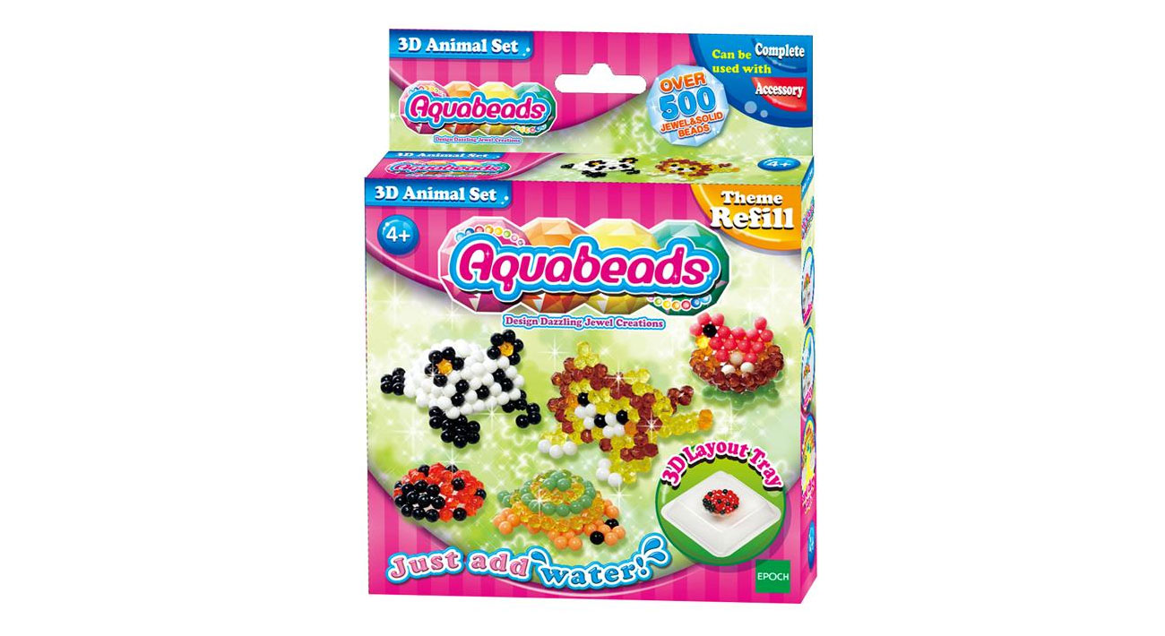 Aquabeads 3D Animal Refill Set