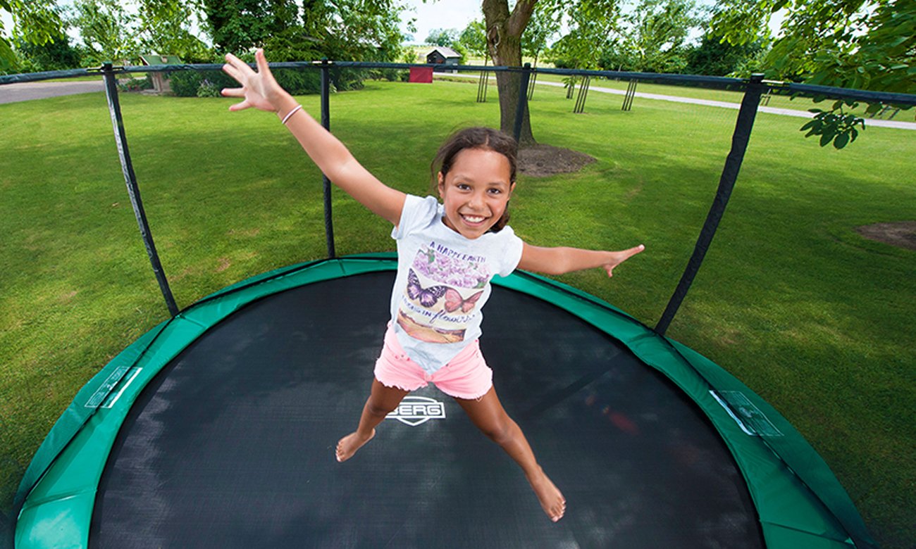Trampolina z siatką Berg do ogrodu 270 cm