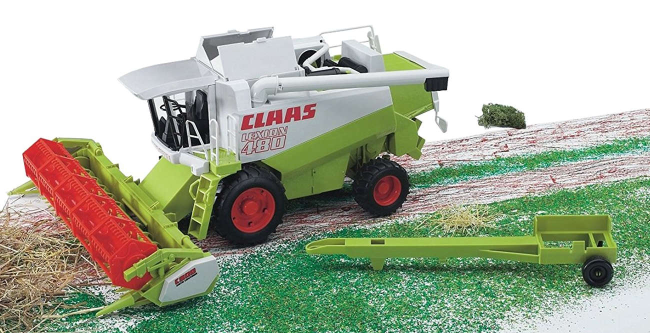 BRUDER	Kombajn zbożowy Claas Lexion 480 
BR-02120
