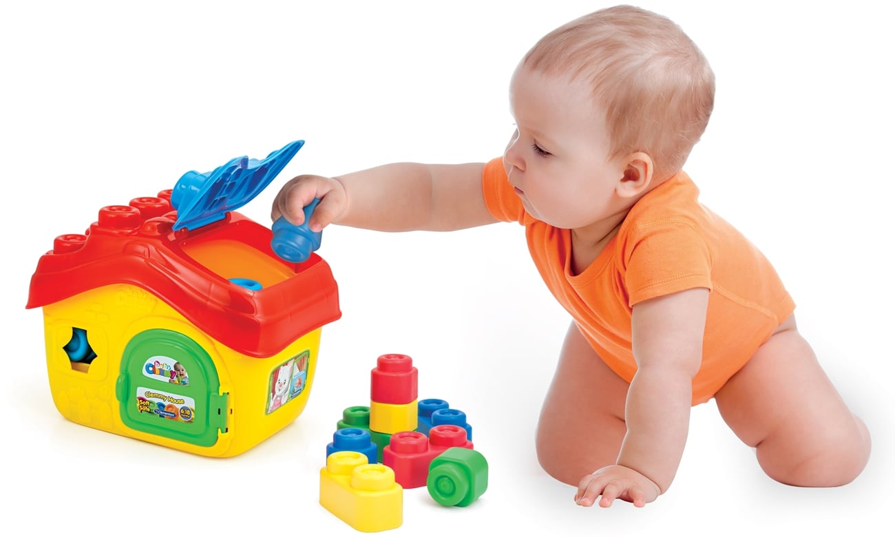 Clementoni Clemmy Domek pełen klocków