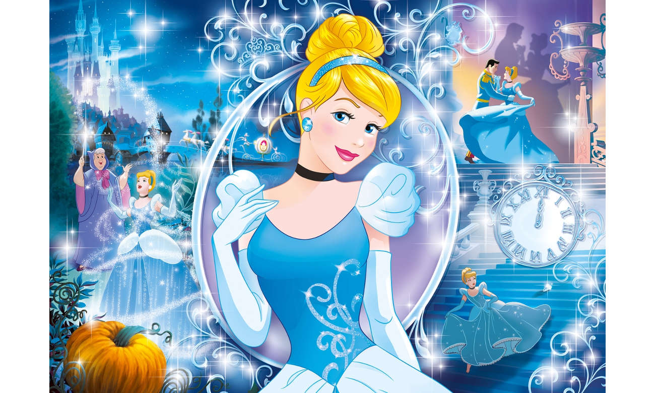 Clementoni Puzzle Disney Brilliant Cinderella 104 el. - Puzzle dla ...